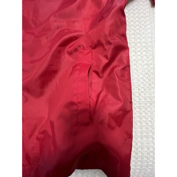 Ohio State Buckeyes Jacket XL Red OSU Zip Carl Banks Windbreaker Vintage Style - Picture 5 of 11